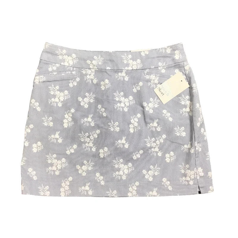 Blue & White Skort Croft And Barrow, Size 6 lace skirt elegant
