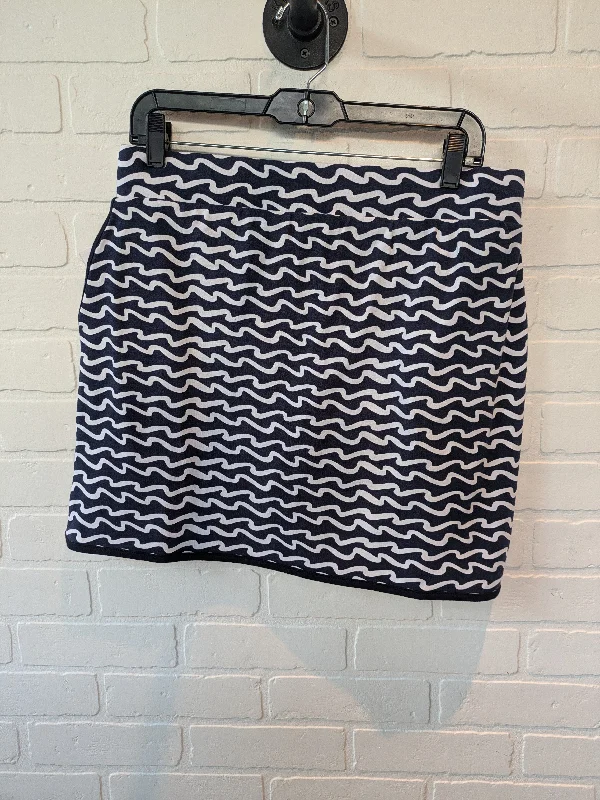 Blue & White Skort Talbots, Size 8 floral skirt print