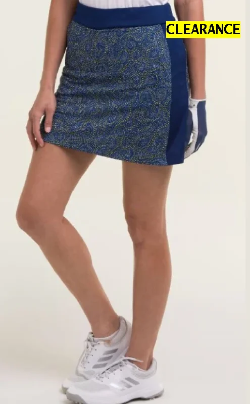 EPNY Get In Prep Geo Paisey Skort 17.5" tiered skirt playful