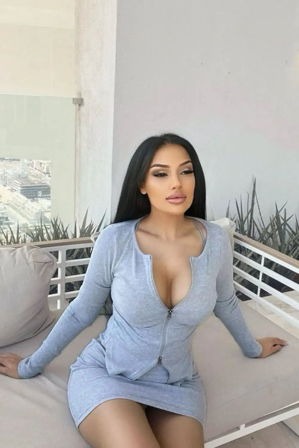 Feel The Vibe Grey Two Piece Cardigan Mini Skirt Co-ord Set corduroy skirt durable