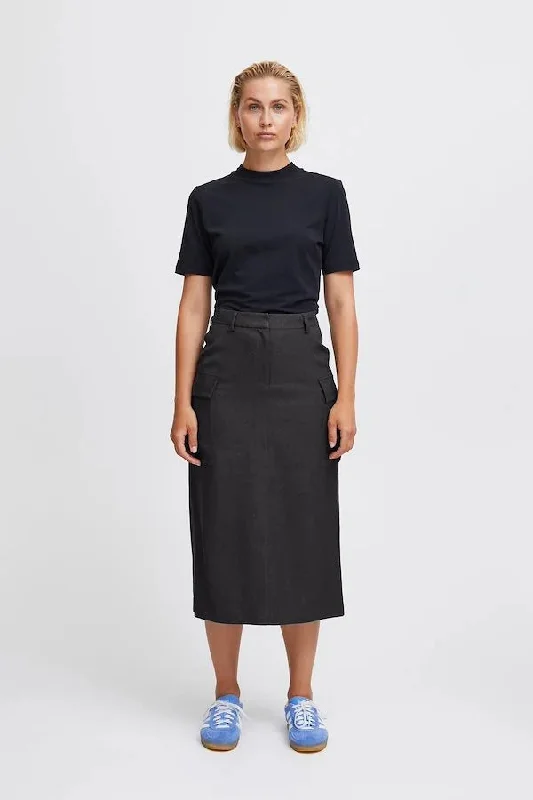 ICHI IHZimmie Skirt a-line skirt cut