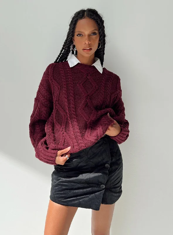 Koster Quilted Skirt Black linen skirt relaxed