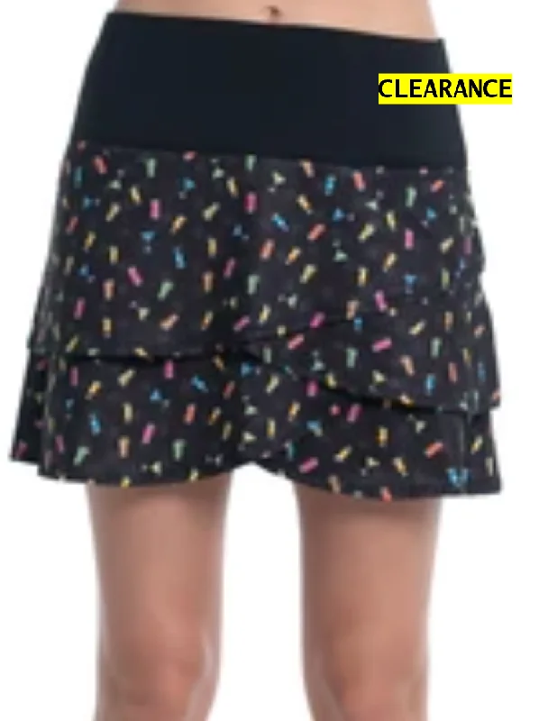 Lucky in Love Novelty Bottoms Up Scallop Skort 16" wool skirt sturdy