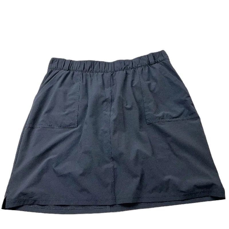 Navy Skort By Talbots, Size: 18 asymmetrical skirt cut