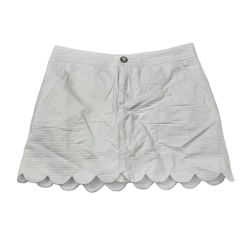 White Skort Designer By Lilly Pulitzer, Size: 00 maxi skirt elegant