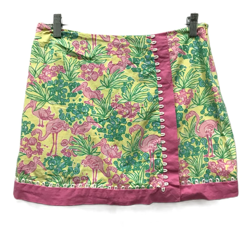 Yellow Skort By Lilly Pulitzer, Size: 6 modal blend skirt